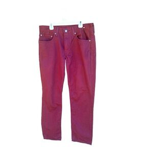 Levi Strauss 511 Burgundy pants